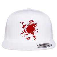 Fake Blood Splatter Gag Fancy Dress Flat Bill Trucker Hat