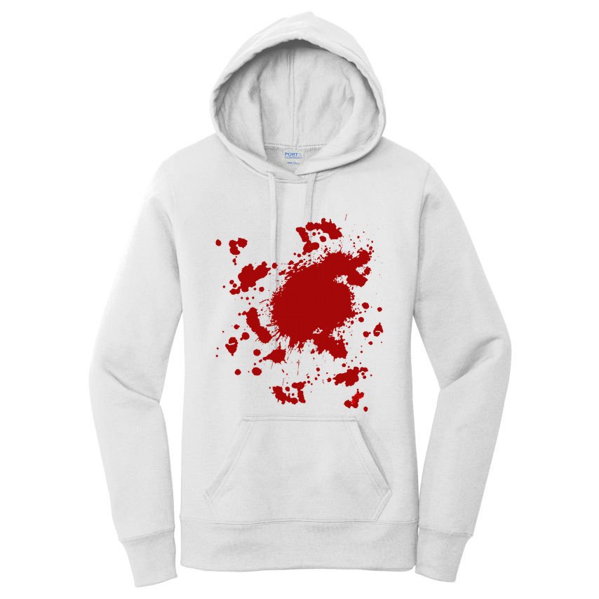 Fake Blood Splatter Gag Fancy Dress Women's Pullover Hoodie