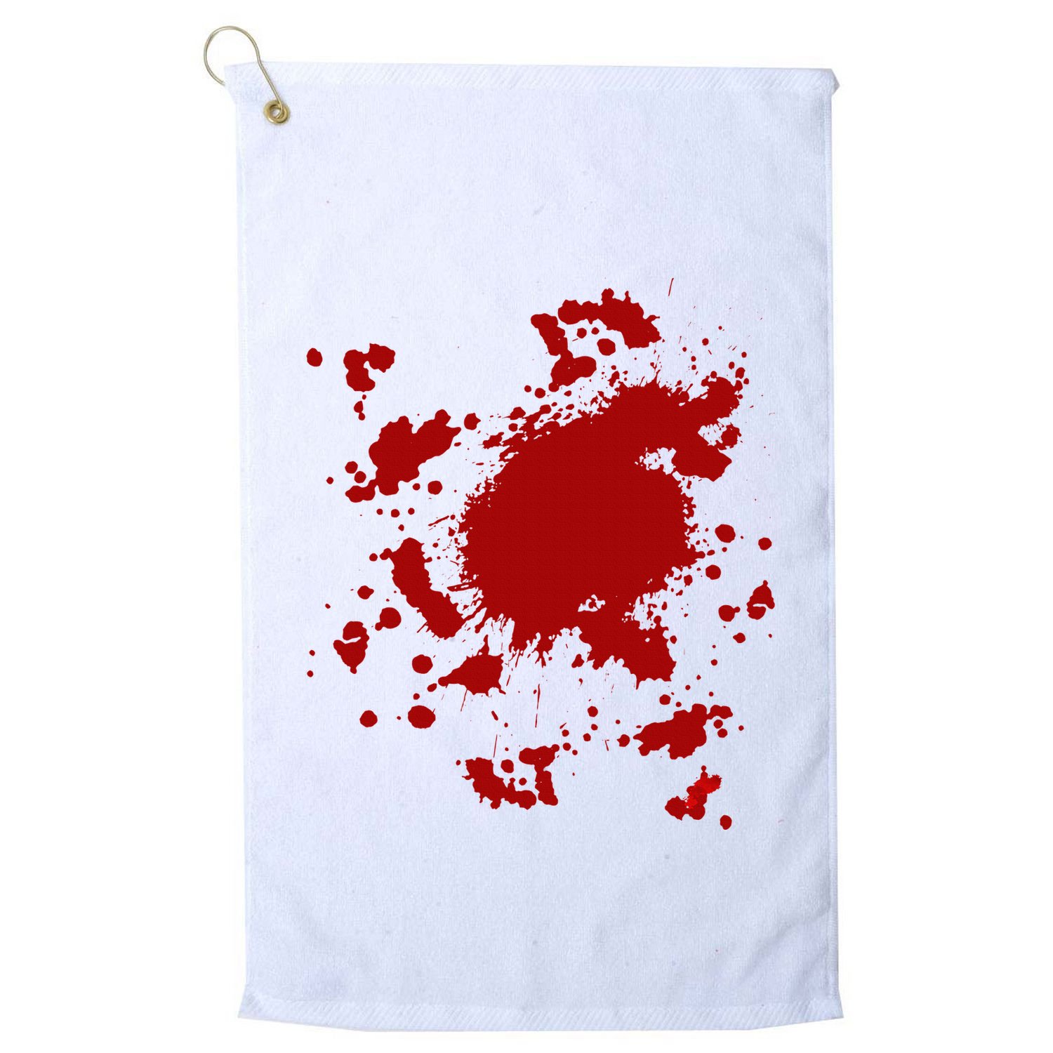 Fake Blood Splatter Gag Fancy Dress Golf Towel