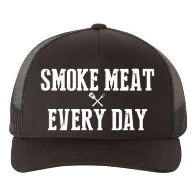 Funny BBQ Smoker Accessory Pitmaster Dad Grilling Gift Yupoong Adult 5-Panel Trucker Hat