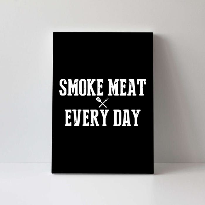 Funny BBQ Smoker Accessory Pitmaster Dad Grilling Gift Canvas