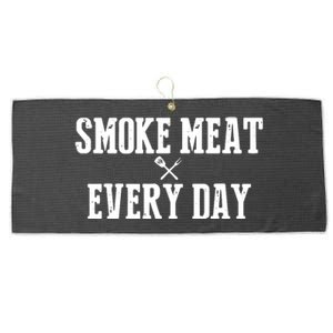 Funny BBQ Smoker Accessory Pitmaster Dad Grilling Gift Large Microfiber Waffle Golf Towel