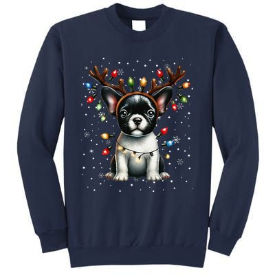 French Bulldog Santa Hat Christmas Pajamas Sweatshirt