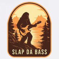 Funny Bigfoot Slap Da Bass Sasquatch Music Lover Bassist Hoodie