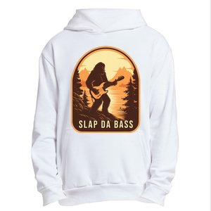 Funny Bigfoot Slap Da Bass Sasquatch Music Lover Bassist Urban Pullover Hoodie