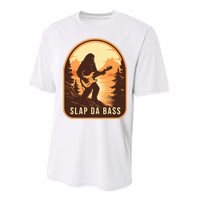 Funny Bigfoot Slap Da Bass Sasquatch Music Lover Bassist Performance Sprint T-Shirt