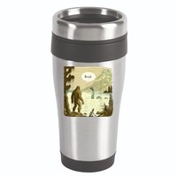 Funny Bigfoot Sasquatch Loch Ness Monster Introvert Bruh 16oz Travel Tumbler