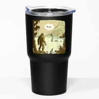 Funny Bigfoot Sasquatch Loch Ness Monster Introvert Bruh Tumbler