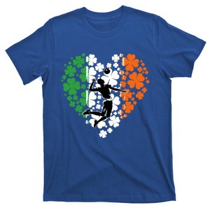 Funny Basketball Shamrock St Patrick's Day Ireland Flag Gift T-Shirt