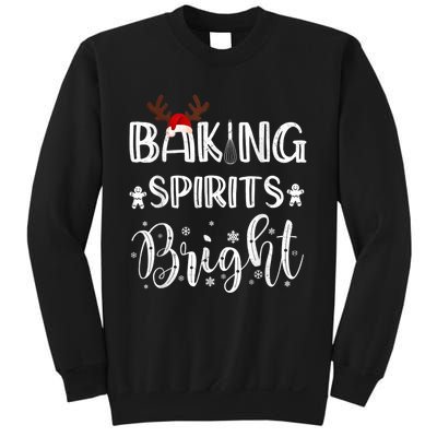 Funny Baking Spirits Bright Christmas Sweatshirt