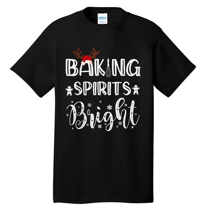 Funny Baking Spirits Bright Christmas Tall T-Shirt