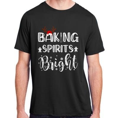 Funny Baking Spirits Bright Christmas Adult ChromaSoft Performance T-Shirt