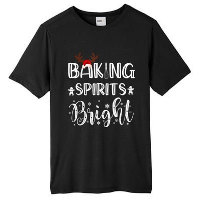 Funny Baking Spirits Bright Christmas Tall Fusion ChromaSoft Performance T-Shirt