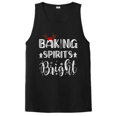 Funny Baking Spirits Bright Christmas PosiCharge Competitor Tank