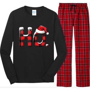 Funnysoccer Ball Santa Hat Christmas Lights Long Sleeve Pajama Set