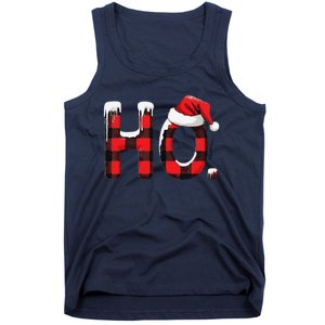 Funnysoccer Ball Santa Hat Christmas Lights Tank Top