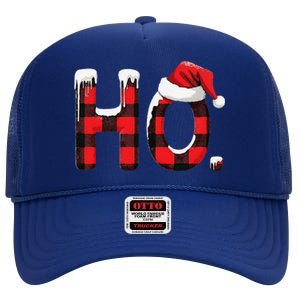 Funnysoccer Ball Santa Hat Christmas Lights High Crown Mesh Back Trucker Hat