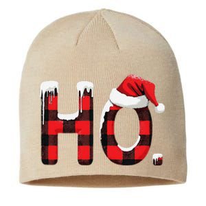 Funnysoccer Ball Santa Hat Christmas Lights Sustainable Beanie