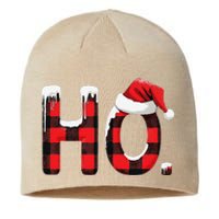 Funnysoccer Ball Santa Hat Christmas Lights Sustainable Beanie