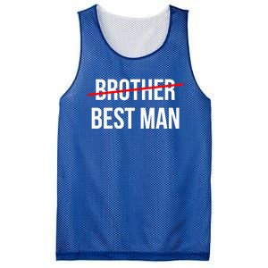 From Brother To Best Wedding Party Grooms Proposal Gift Mesh Reversible Basketball Jersey Tank