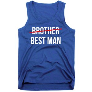 From Brother To Best Wedding Party Grooms Proposal Gift Tank Top