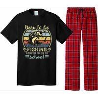 Funny Born To Go Fishing Bass Fish Fisherman Pajama Set