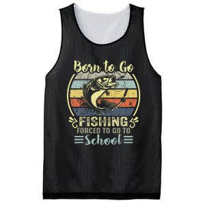 Funny Born To Go Fishing Bass Fish Fisherman Mesh Reversible Basketball Jersey Tank