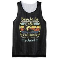 Funny Born To Go Fishing Bass Fish Fisherman Mesh Reversible Basketball Jersey Tank