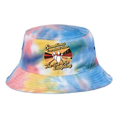 Funny Bowling Ten Pin Laughing Tie Dye Newport Bucket Hat