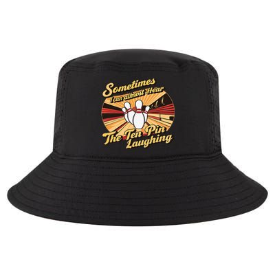 Funny Bowling Ten Pin Laughing Cool Comfort Performance Bucket Hat