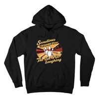 Funny Bowling Ten Pin Laughing Hoodie