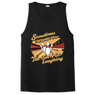 Funny Bowling Ten Pin Laughing PosiCharge Competitor Tank