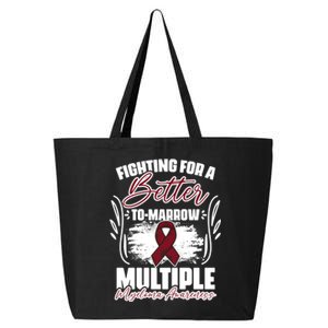 Fighting Better Tomarrow Support Multiple Myeloma Survivor Gift 25L Jumbo Tote