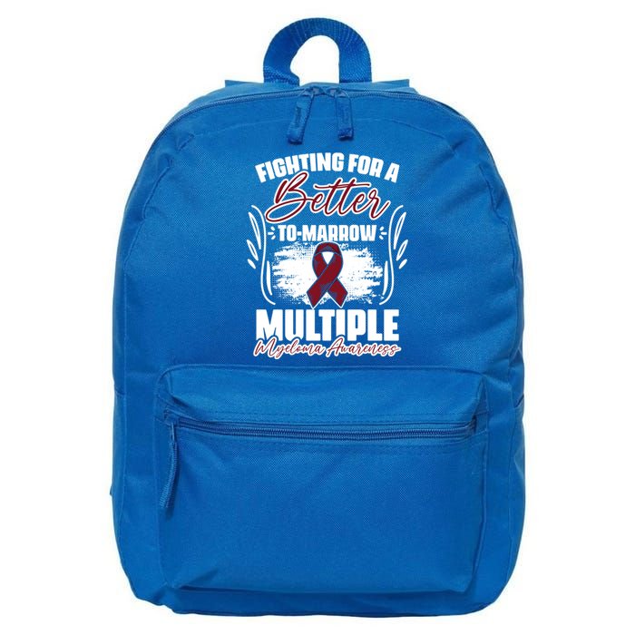 Fighting Better Tomarrow Support Multiple Myeloma Survivor Gift 16 in Basic Backpack