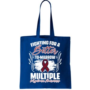 Fighting Better Tomarrow Support Multiple Myeloma Survivor Gift Tote Bag