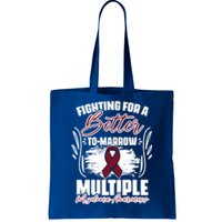 Fighting Better Tomarrow Support Multiple Myeloma Survivor Gift Tote Bag