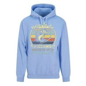 Funny Born To Go Fishing Bass Fish Fisherman Cute Unisex Surf Hoodie