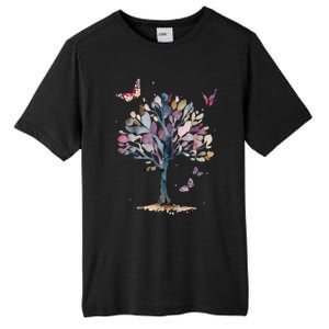 Funny Butterfly Tree Beautiful Art Tall Fusion ChromaSoft Performance T-Shirt