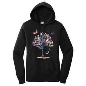 Funny Butterfly Tree Beautiful Art Women's Pullover Hoodie