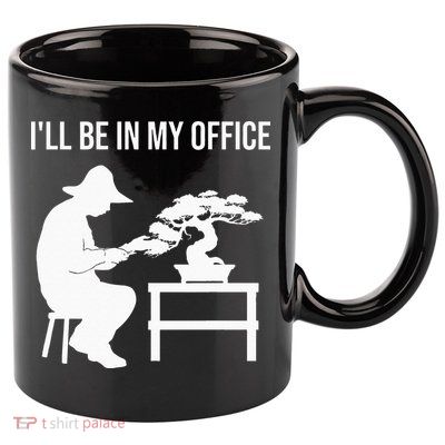 Funny Bonsai Tree Design For Men Women Japanese Gardening 11oz C Handle Ceramic Mug