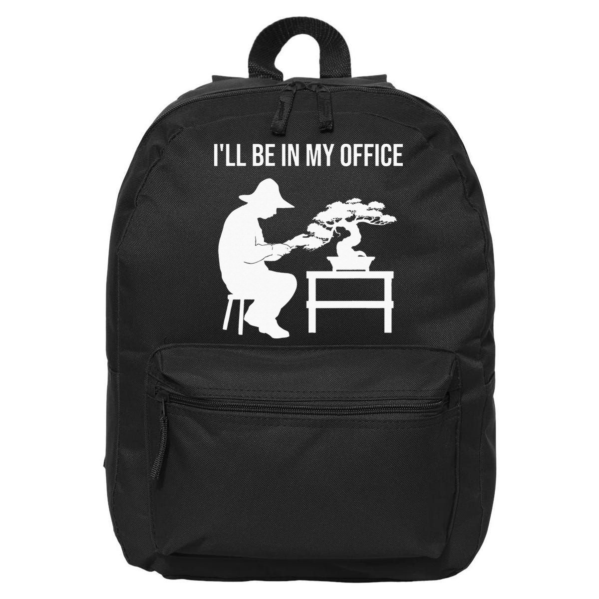 Funny Bonsai Tree Design For Men Women Japanese Gardening 16 in Basic Backpack