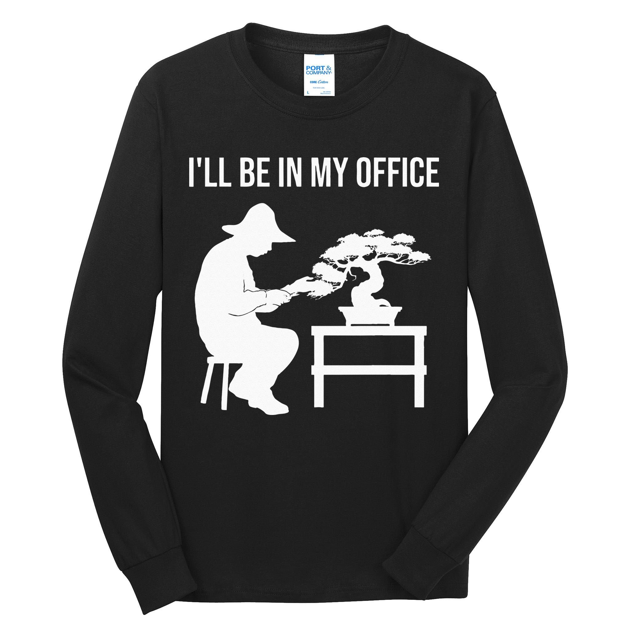 Funny Bonsai Tree Design For Men Women Japanese Gardening Tall Long Sleeve T-Shirt
