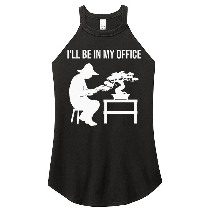 Funny Bonsai Tree Design For Men Women Japanese Gardening Women's Perfect Tri Rocker Tank