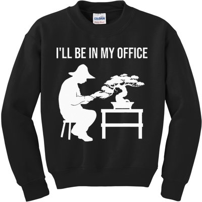 Funny Bonsai Tree Design For Men Women Japanese Gardening Kids Sweatshirt