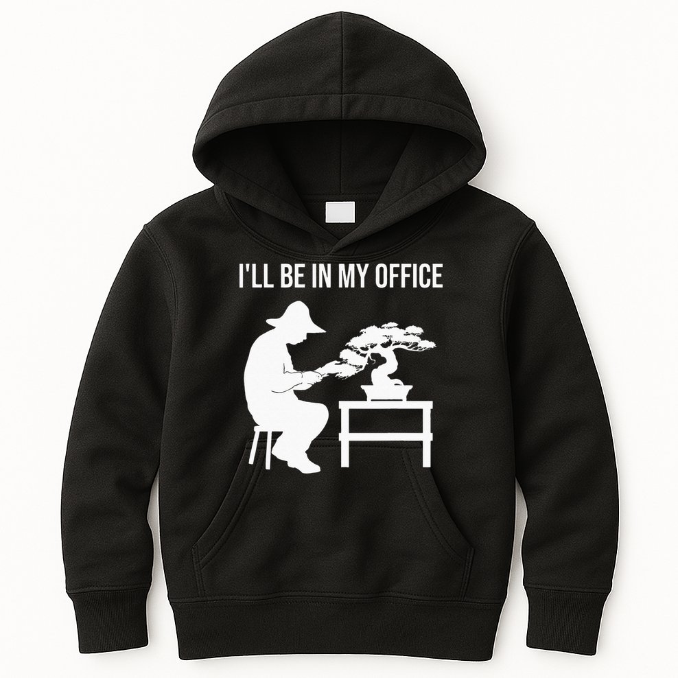 Funny Bonsai Tree Design For Men Women Japanese Gardening Kids Hoodie