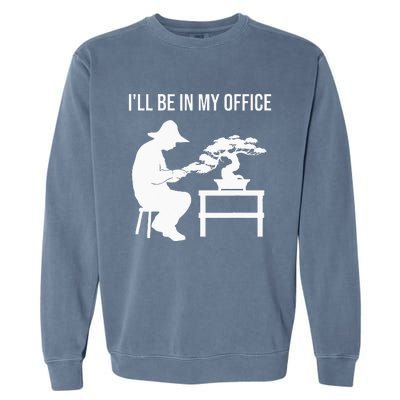 Funny Bonsai Tree Design For Men Women Japanese Gardening Garment-Dyed Sweatshirt