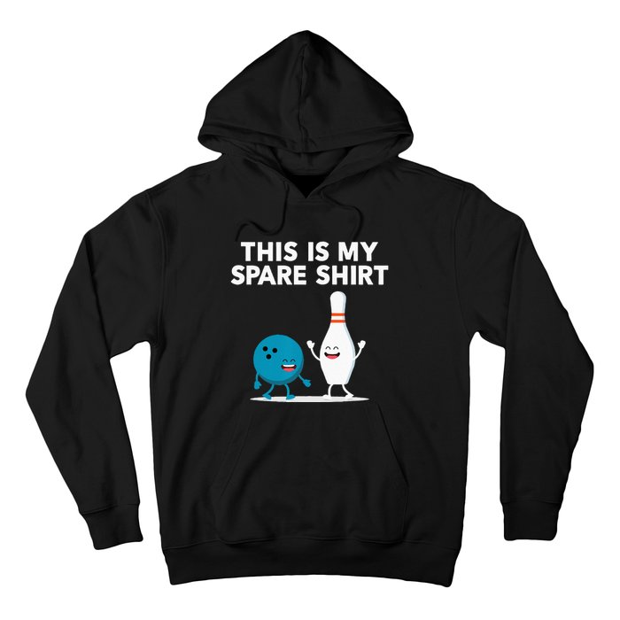 Funny Bowling Tee Spare Hoodie