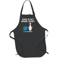 Funny Bowling Tee Spare Full-Length Apron With Pockets