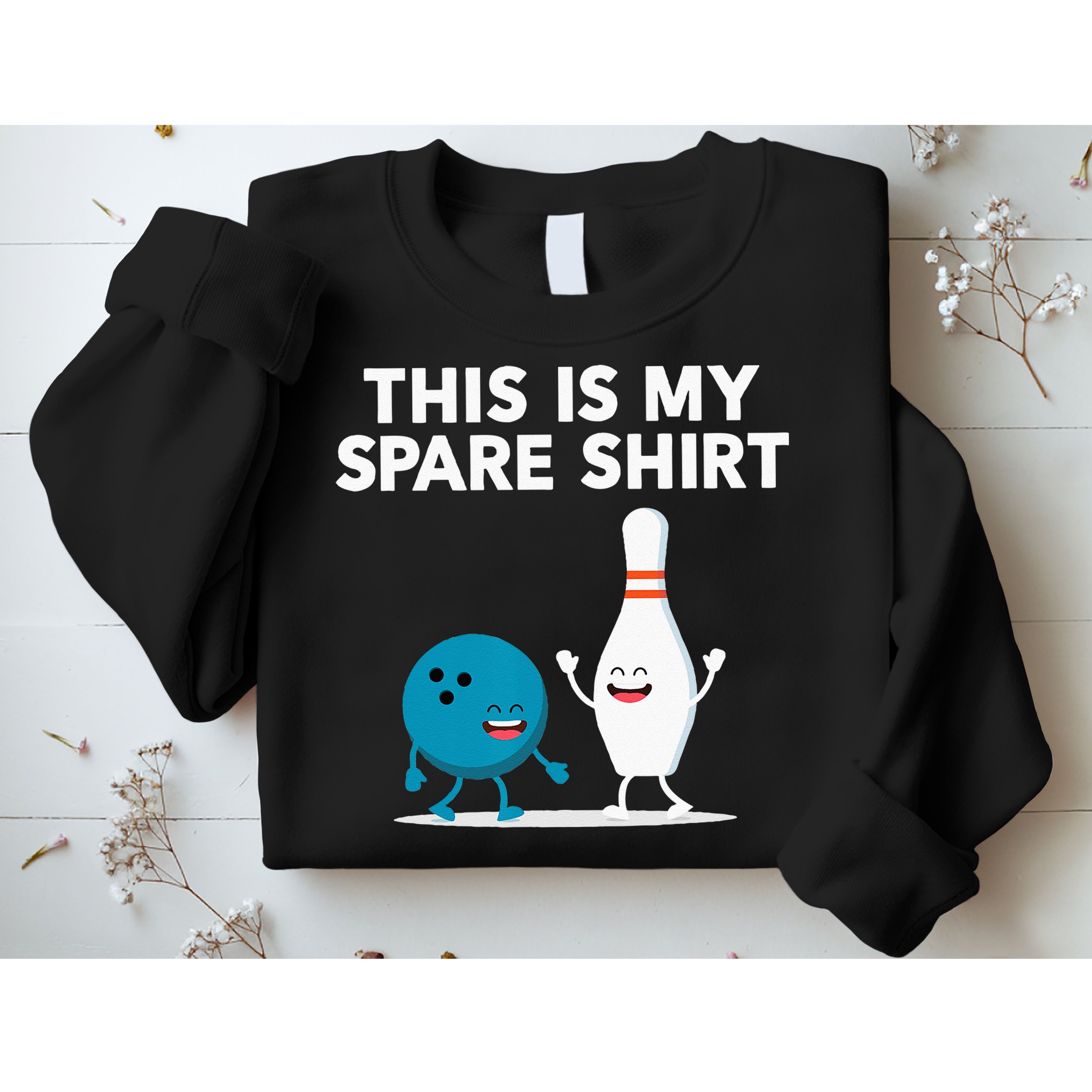 Funny Bowling Tee Spare Sweatshirt