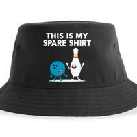 Funny Bowling Tee Spare Sustainable Bucket Hat